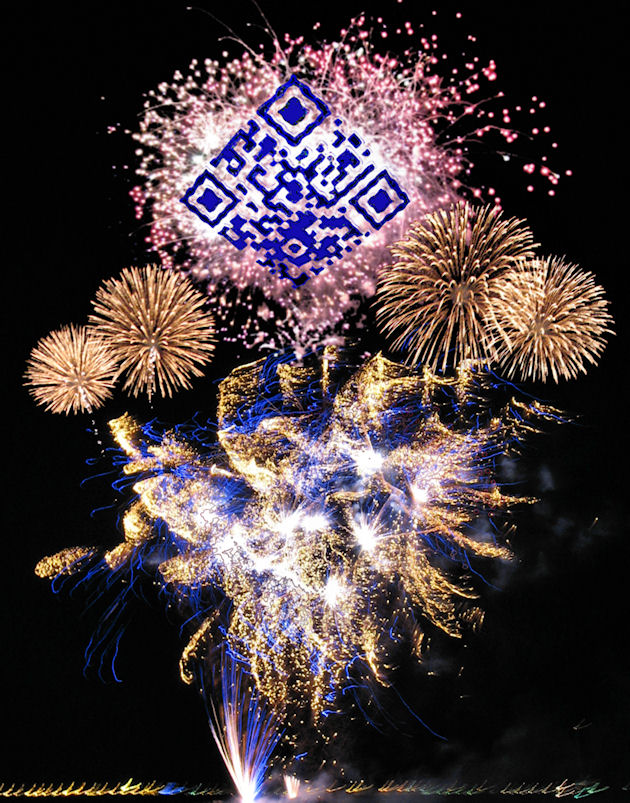 feu d'artifice QR code bijoux Digram facebook