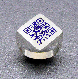 bague argent QR code Facebook