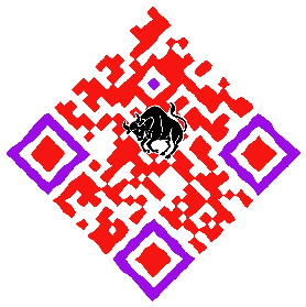 Qr code pendentif horoscope taureau